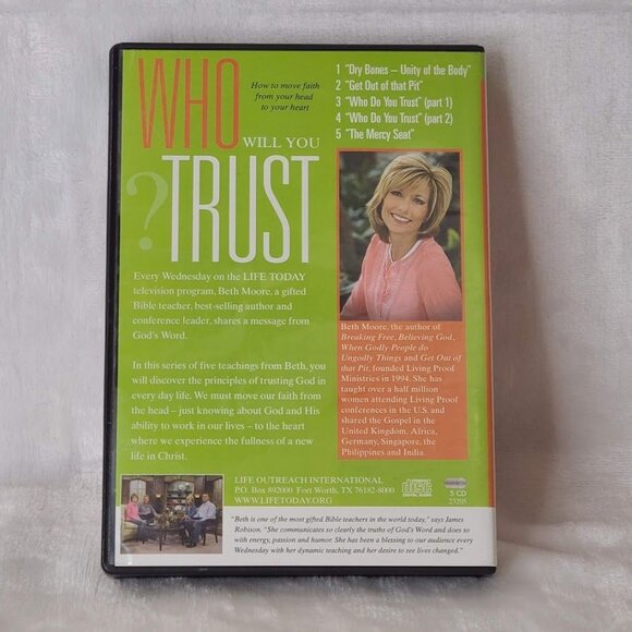 Who Will You Trust 5 Disc CD Audio Series Box Set Beth Moore Religion Faith - Picture 5 of 11